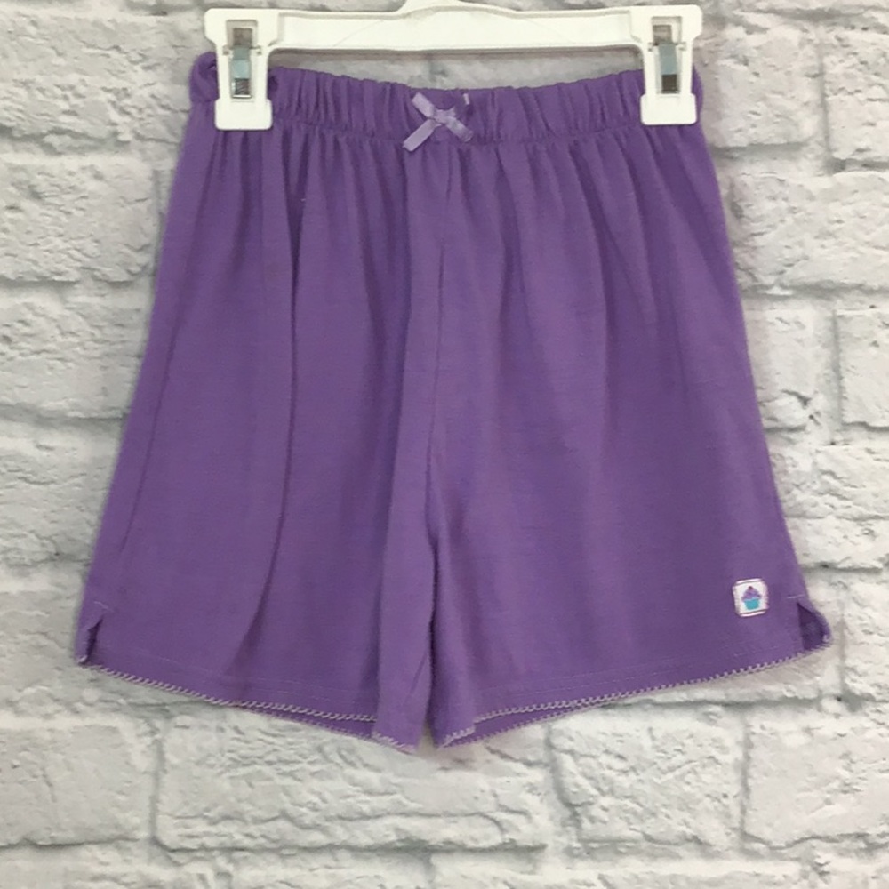 Kids Purple Pajama Shorts | Elastic Waist |Carters